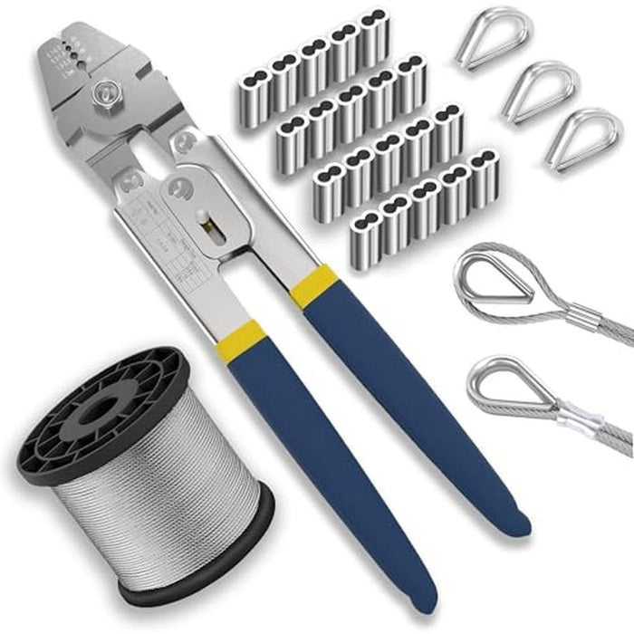 Wire Crimping: YingYa BIS Wire Crimping Tool Kit 100ft – Front View