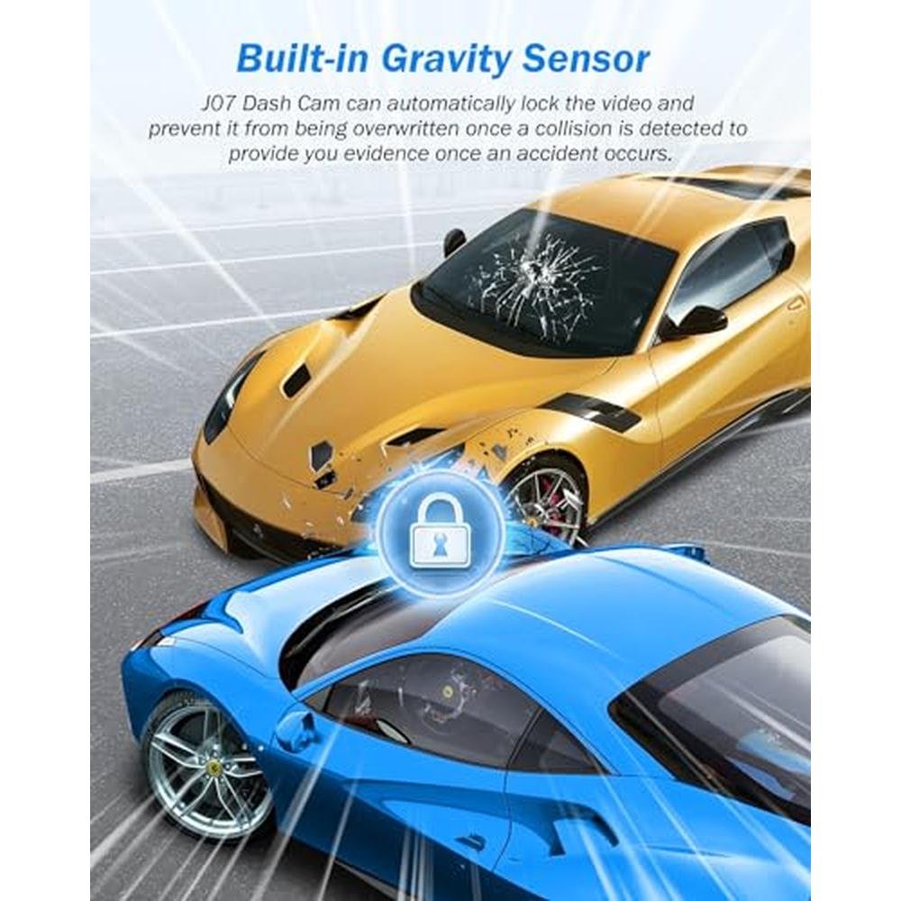 Dash Camera: Premium 2.5K+1440P Triple Car Camera with 32GB – In Use