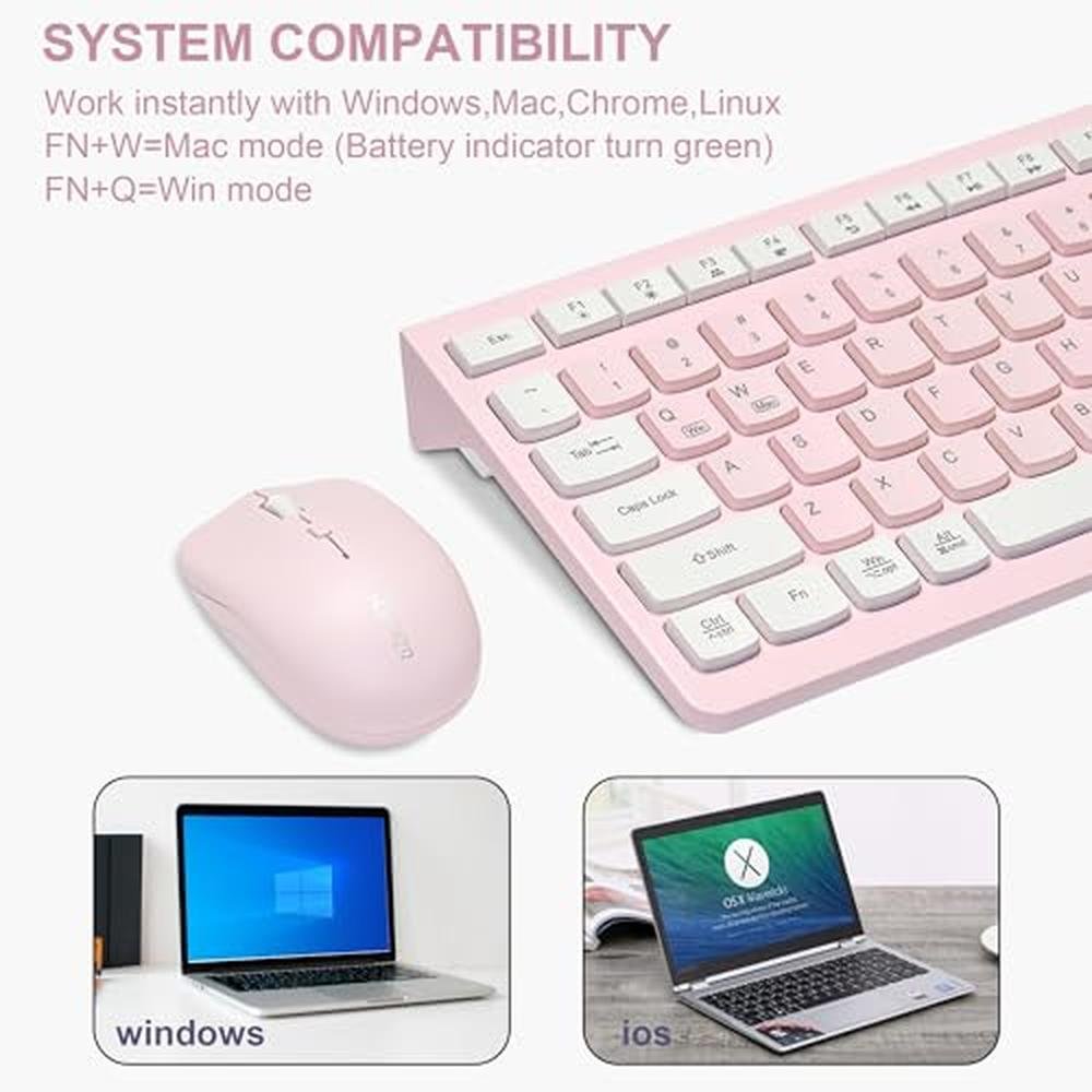 Wireless Keyboard Mouse Combo – Close-up Detail
