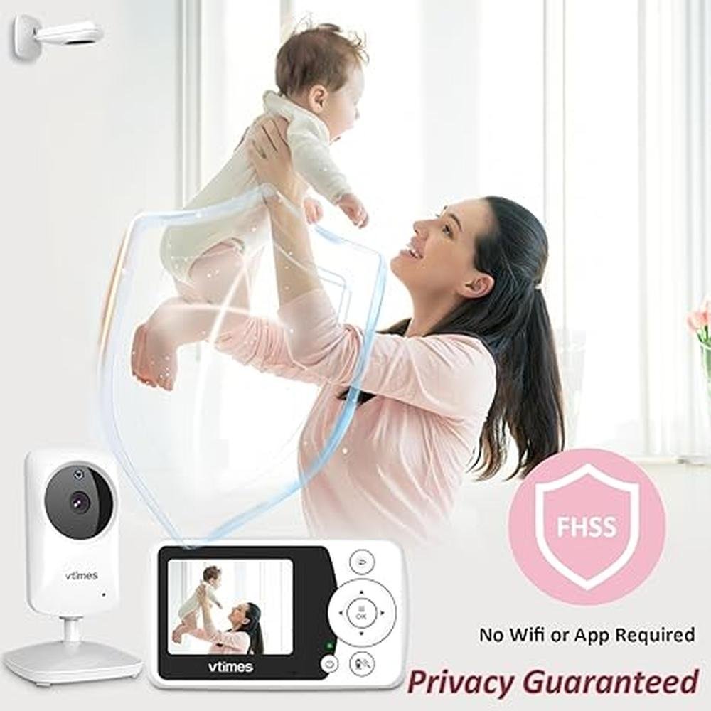 Baby Monitor: VTimes Video Baby Monitor with Camera and – In Use