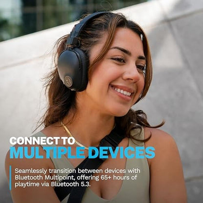 High-End Wireless Sound: JLab Studio Pro+ Over-Ear – Side View