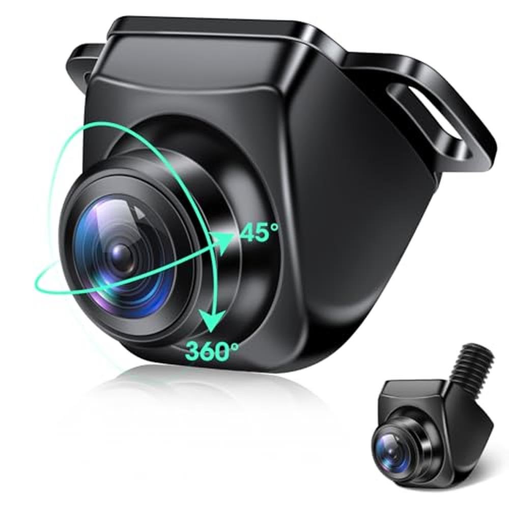Camera Reverse: AHD 1080P Backup Camera 360 Rotatable – Front View