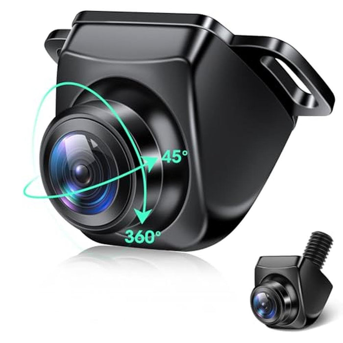 Camera Reverse: AHD 1080P Backup Camera 360 Rotatable – Front View