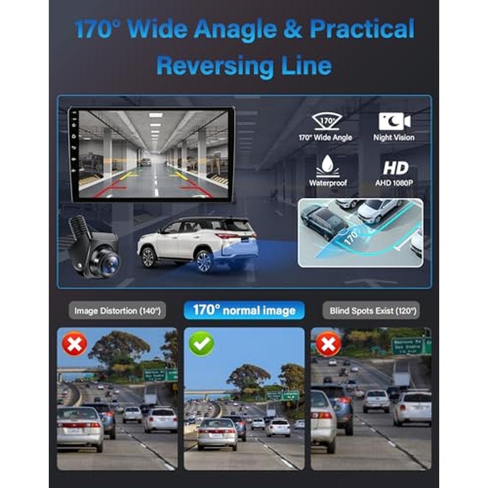 Camera Reverse: AHD 1080P Backup Camera 360 Rotatable – In Use