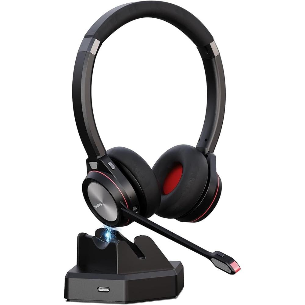 Bluetooth Headset with Microphone – Front View