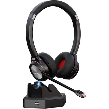 Bluetooth Headset with Microphone – Front View