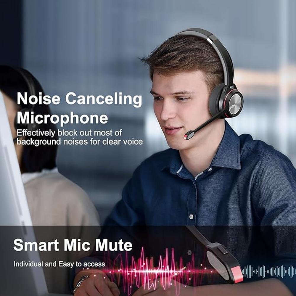 Bluetooth Headset with Microphone – Close-up Detail