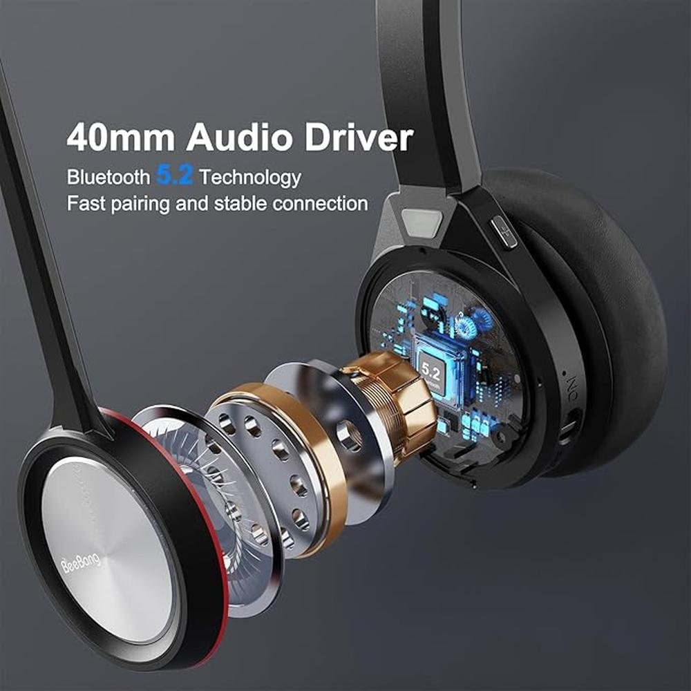 Bluetooth Headset with Microphone – In Use