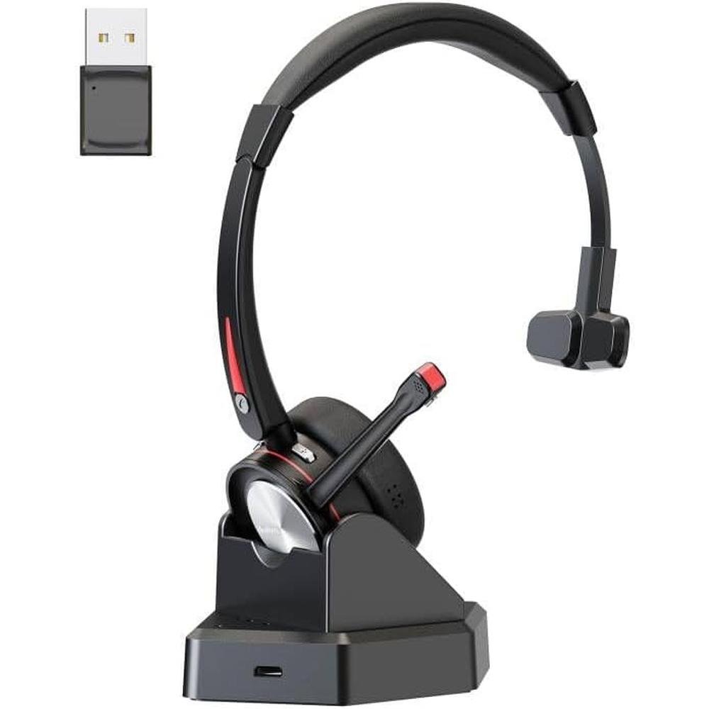 Bluetooth Headset with Microphone for PC – Front View