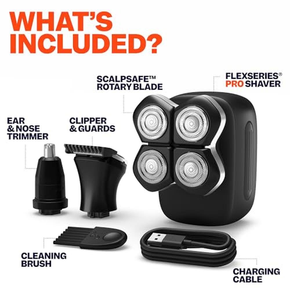 Freebird Head Shaver: Freebird FlexSeries Pro Electric Head – Close-up Detail