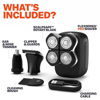 Freebird Head Shaver: Freebird FlexSeries Pro Electric Head – Close-up Detail