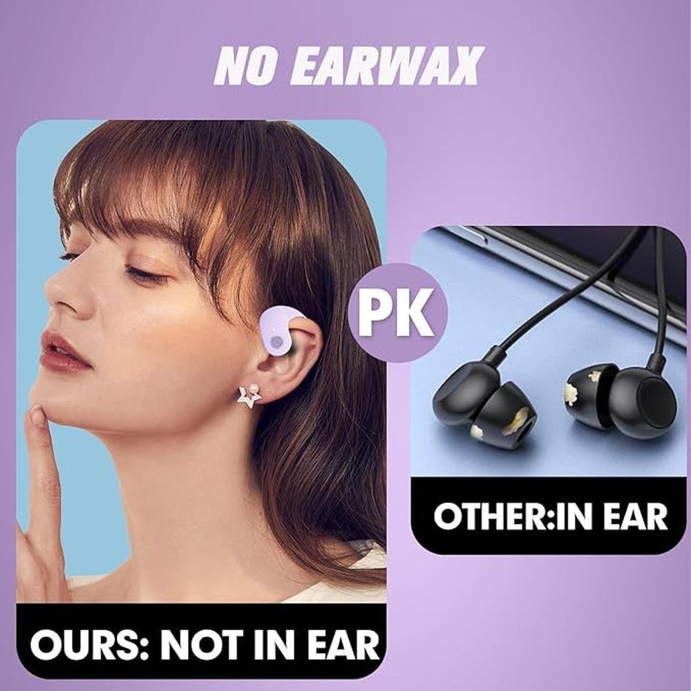 Out of Ear Open Ear Headphones Outside The Ear Wireless Ear – Side View