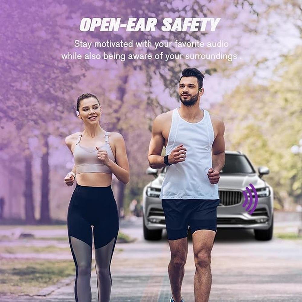 Out of Ear Open Ear Headphones Outside The Ear Wireless Ear – In Use