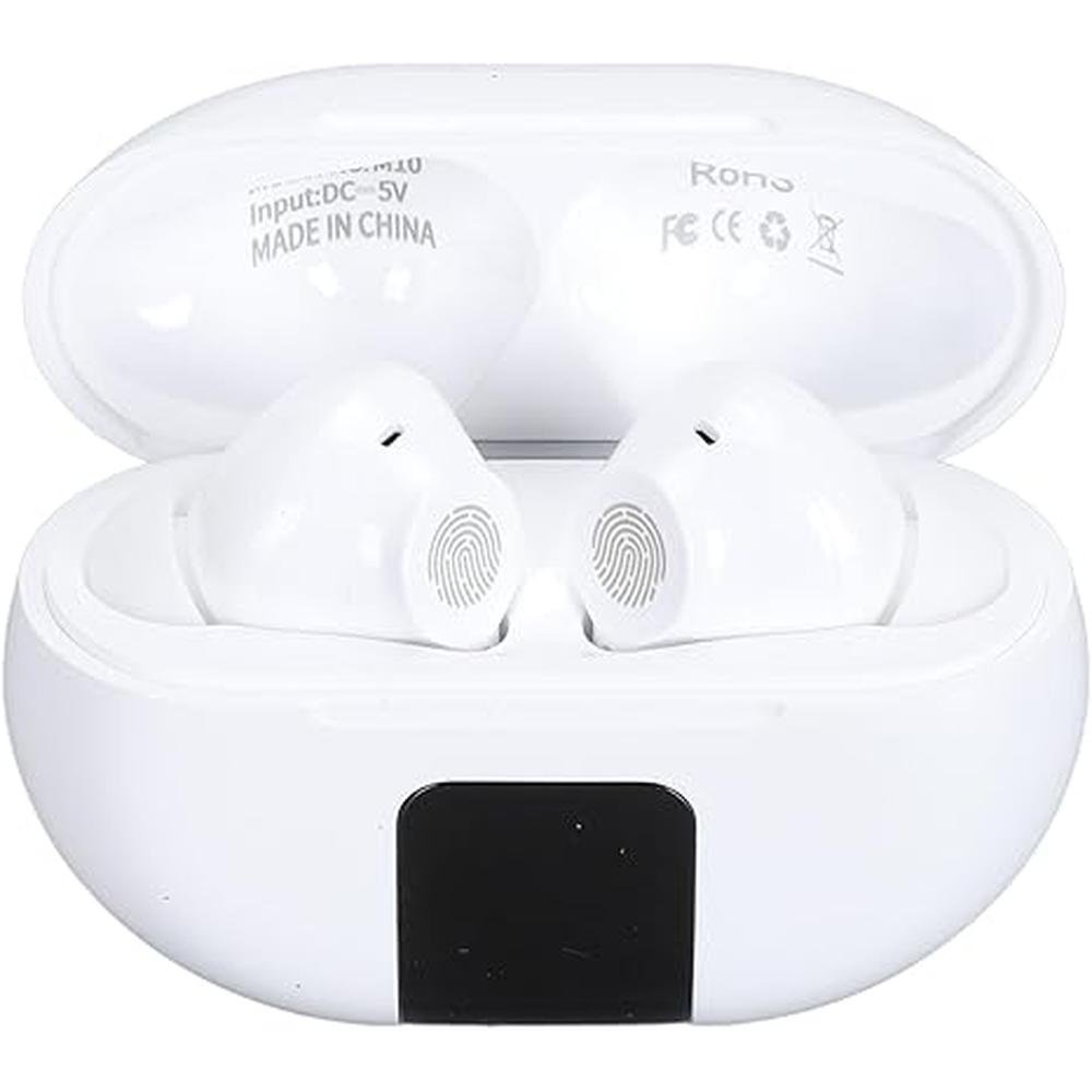 Translator Earbuds: Diydeg Dual Mic BT Language Translator – Front View