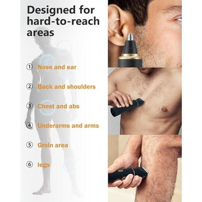 Hair Trimmer for Men: RAXMETRY Manscape 3-in-1 Electric – Packaging