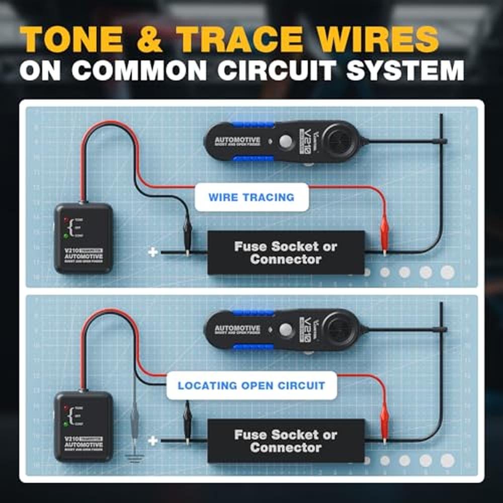 Wire Electrical: VDIAGTOOL V210 Wire Tracer – In Use