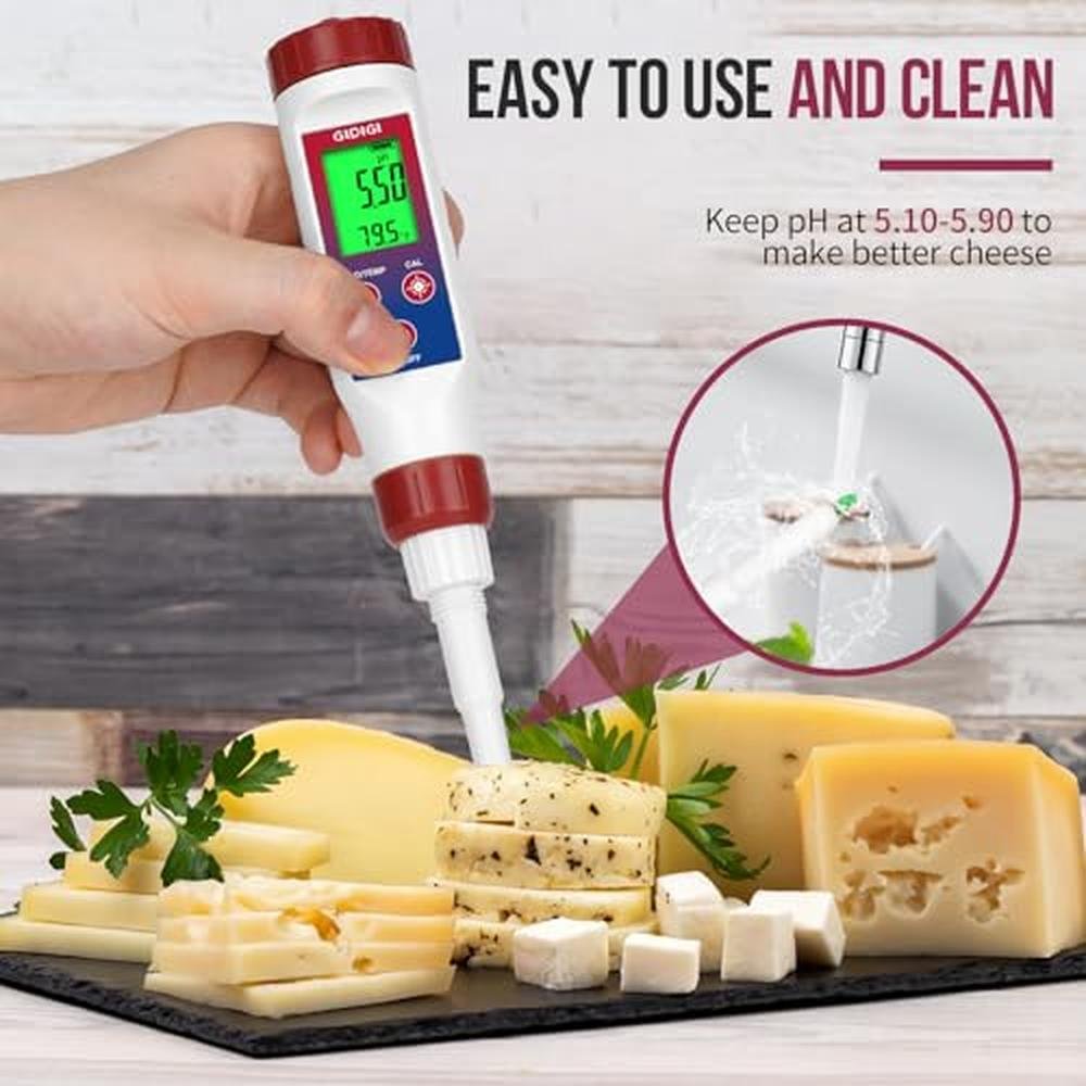 Premium pH Testing Solutions for Food and Beverage – Close-up Detail