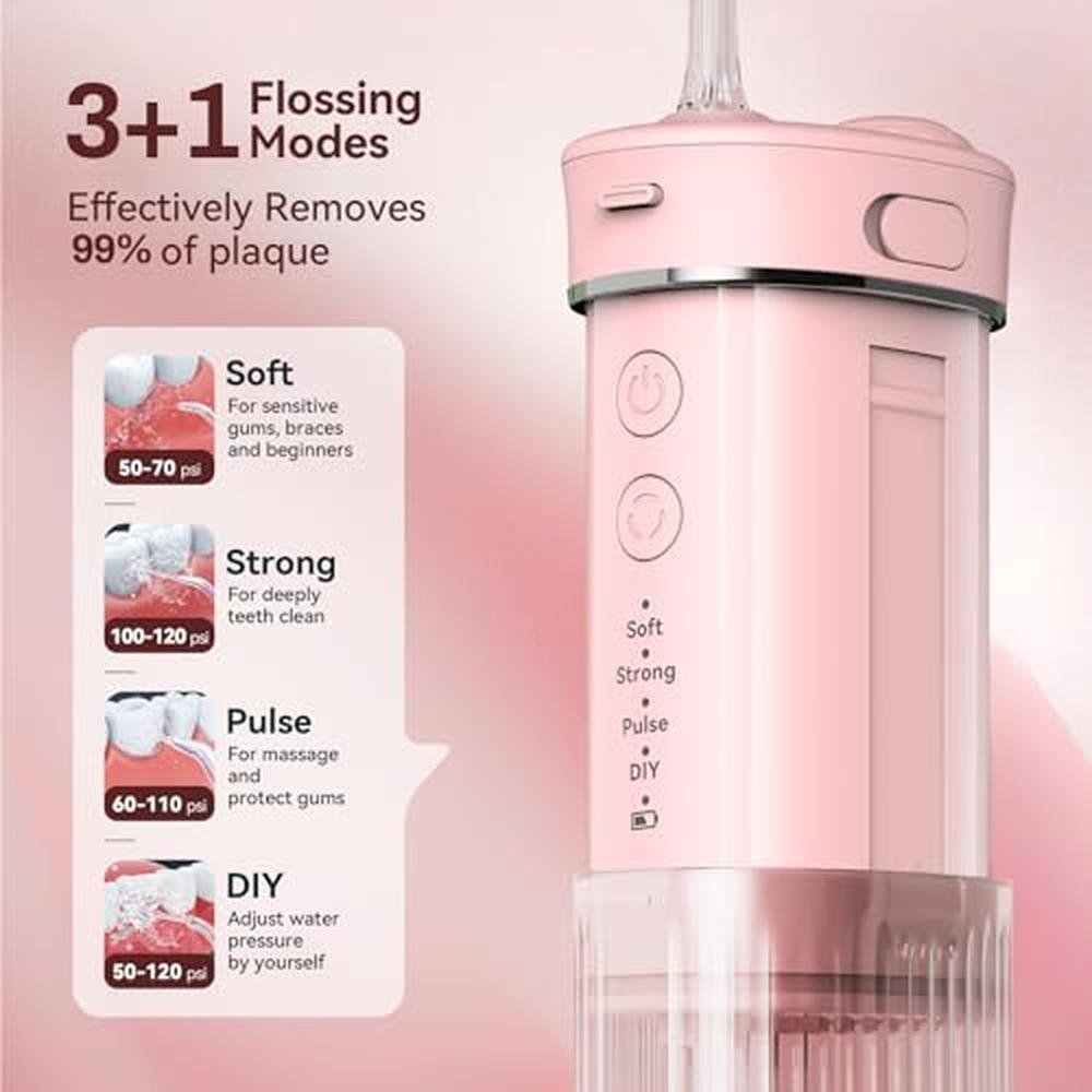 Water Dental Flosser: Portable Mini Oral Irrigator for – Close-up Detail