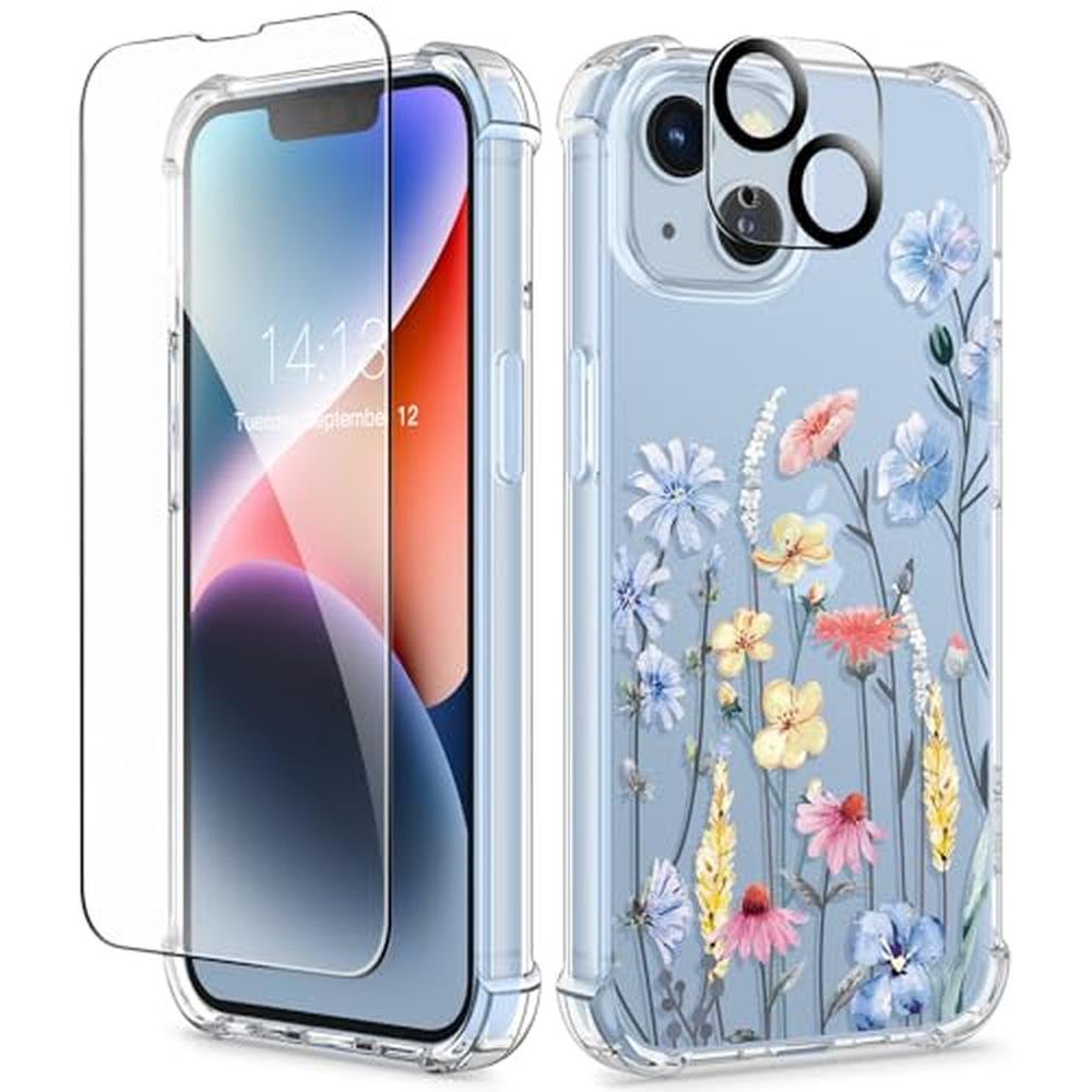 Premium Grade Protector Gviewin for iPhone 14 with Advanced – Front View