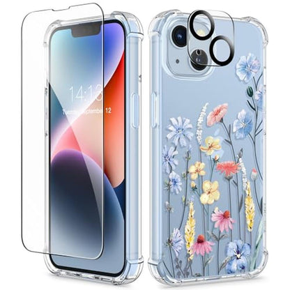 Premium Grade Protector Gviewin for iPhone 14 with Advanced – Front View