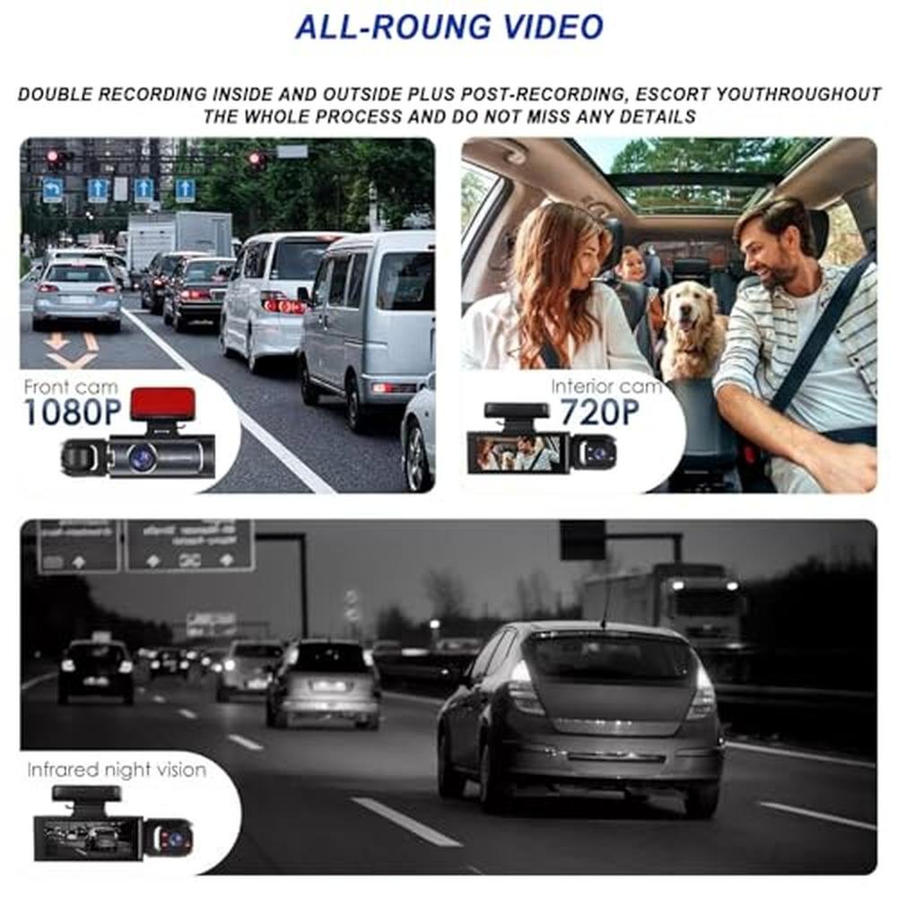 Camera YOVDA: YOVDA 1080P Dual Camera Dash Cam – Close-up Detail