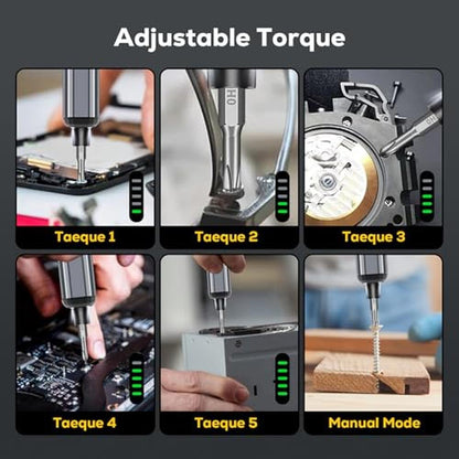 Electric Screwdriver: 68-in-1 Mini Cordless Rechargeable – Packaging