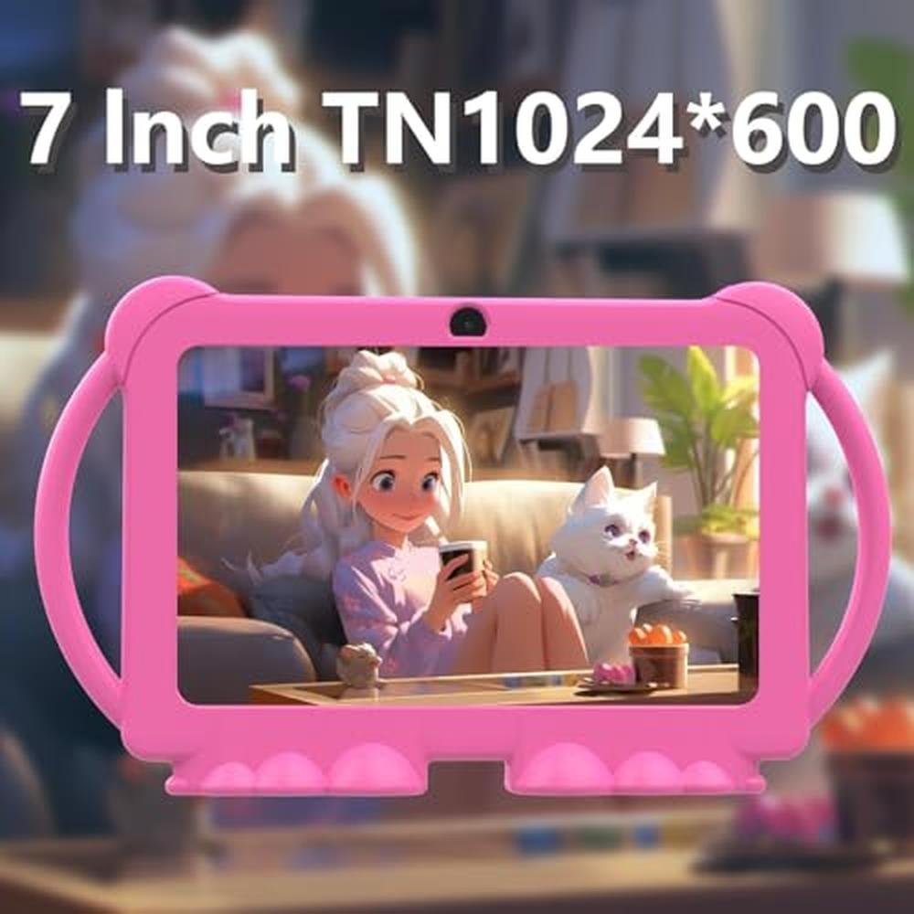 Peicheng Kids Tablet: 7-Inch Android 12.0 Educational Device – In Use