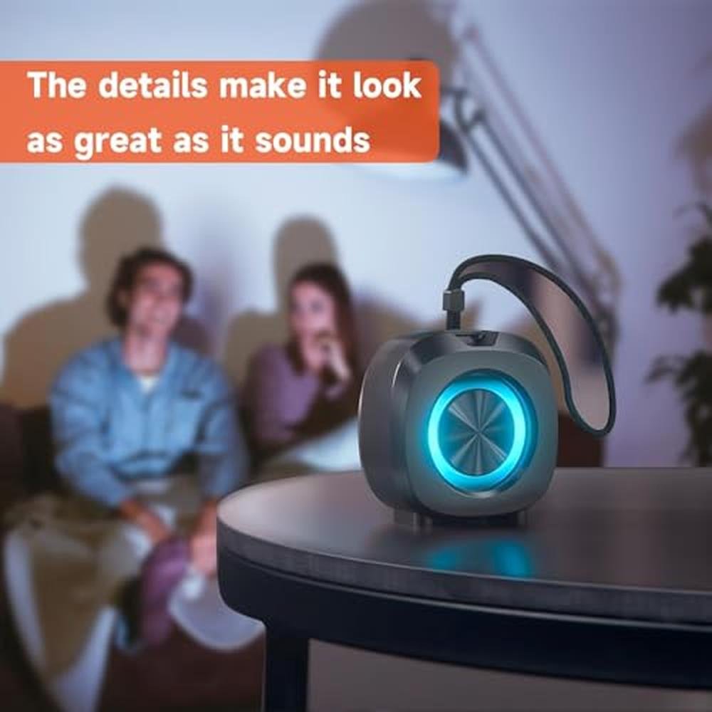 Speaker Peicheng: PEICHENG Small Portable Bluetooth – Side View
