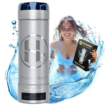 Hydrogen Water: H2ORIGIN PULSE Hydrogen Water Bottle – Front View