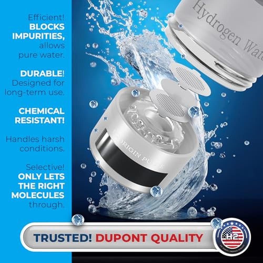 Hydrogen Water: H2ORIGIN PULSE Hydrogen Water Bottle – Close-up Detail