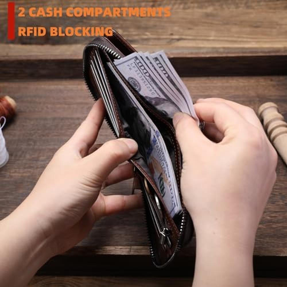Men Wallet: BULLCAPTAIN Genuine Leather Men's Wallet with – Packaging