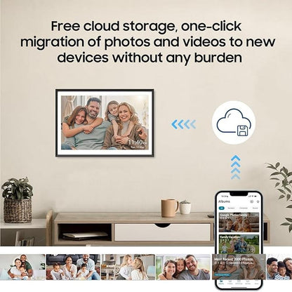 Digital Frame: Nixplay 10.1 Inch Share Photos Videos via – Close-up Detail