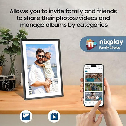 Digital Frame: Nixplay 10.1 Inch Share Photos Videos via – In Use