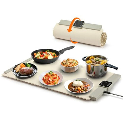 Food Heating: Portable Food Warmer Silicone Heating Mat – Front View