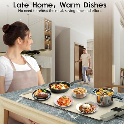 Food Heating: Portable Food Warmer Silicone Heating Mat – Side View