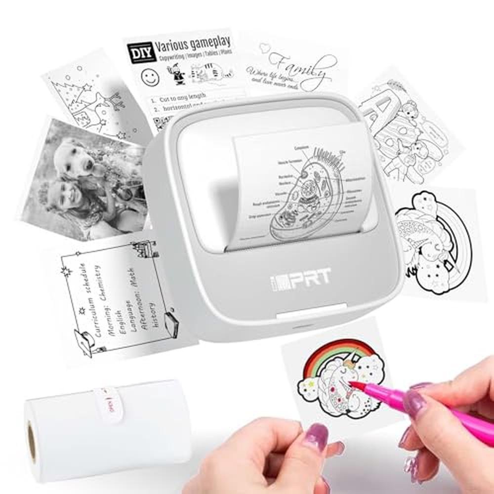 Sticker Printer: iDPRT Portable Sticker Maker Machine with – Front View