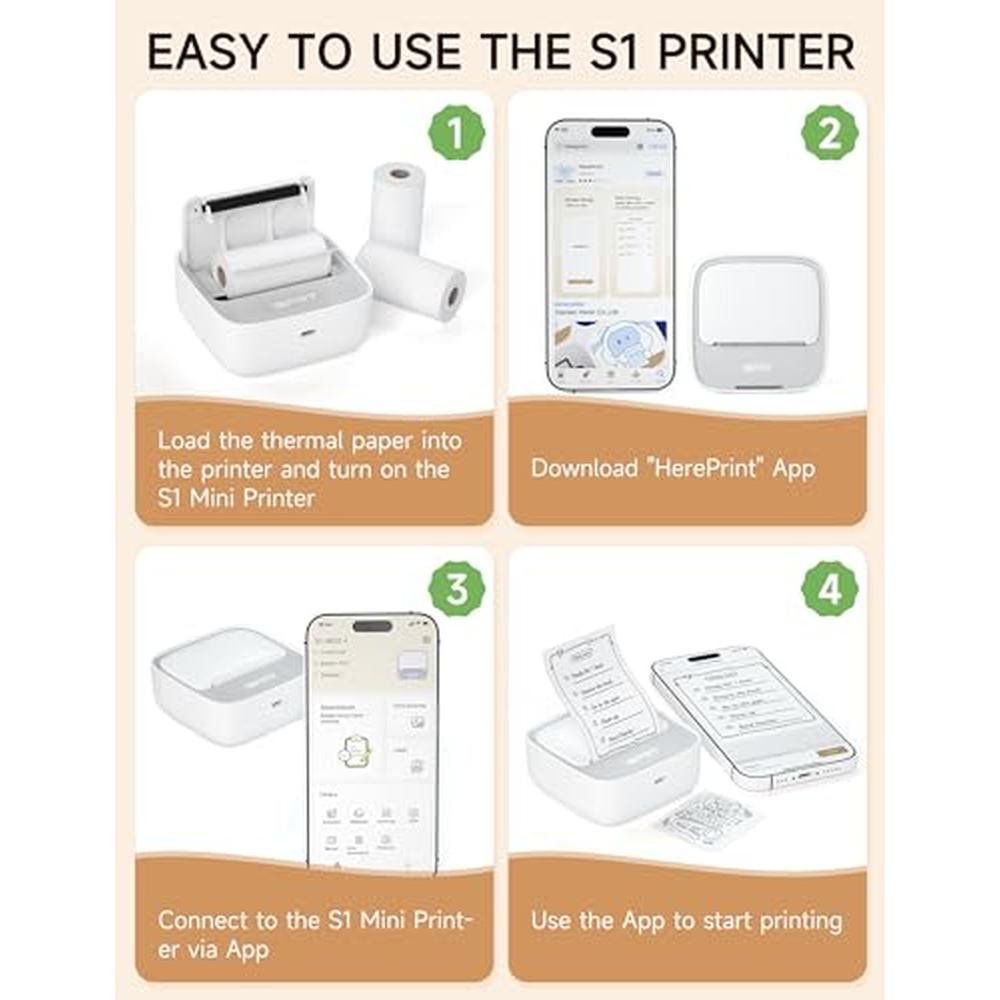 Sticker Printer: iDPRT Portable Sticker Maker Machine with – Close-up Detail