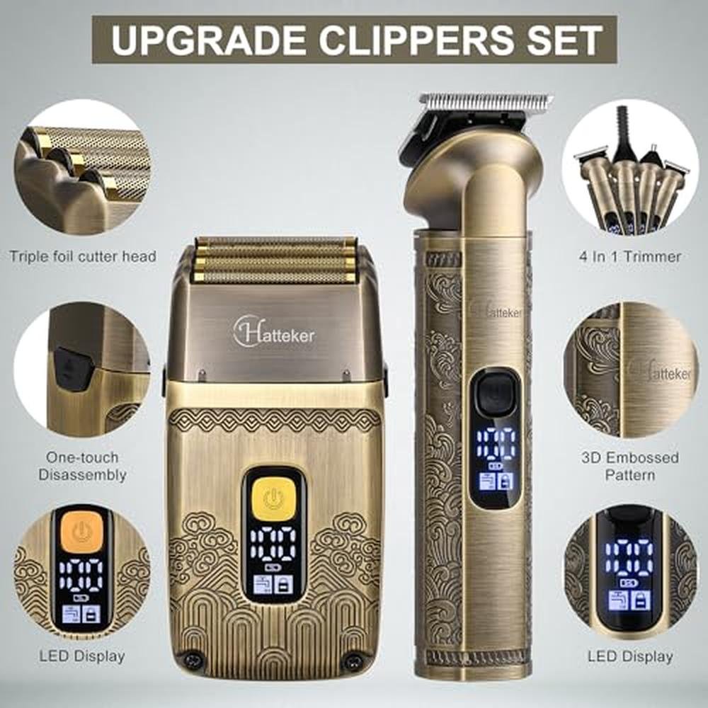 Hatteker Professional Hair Clipper and Trimmer – Close-up Detail