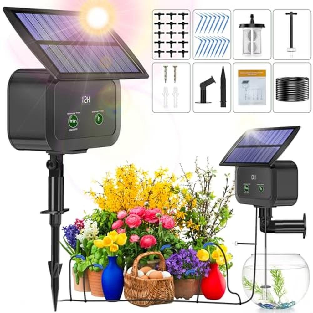Solar Drip Irrigation System Kit – Front View