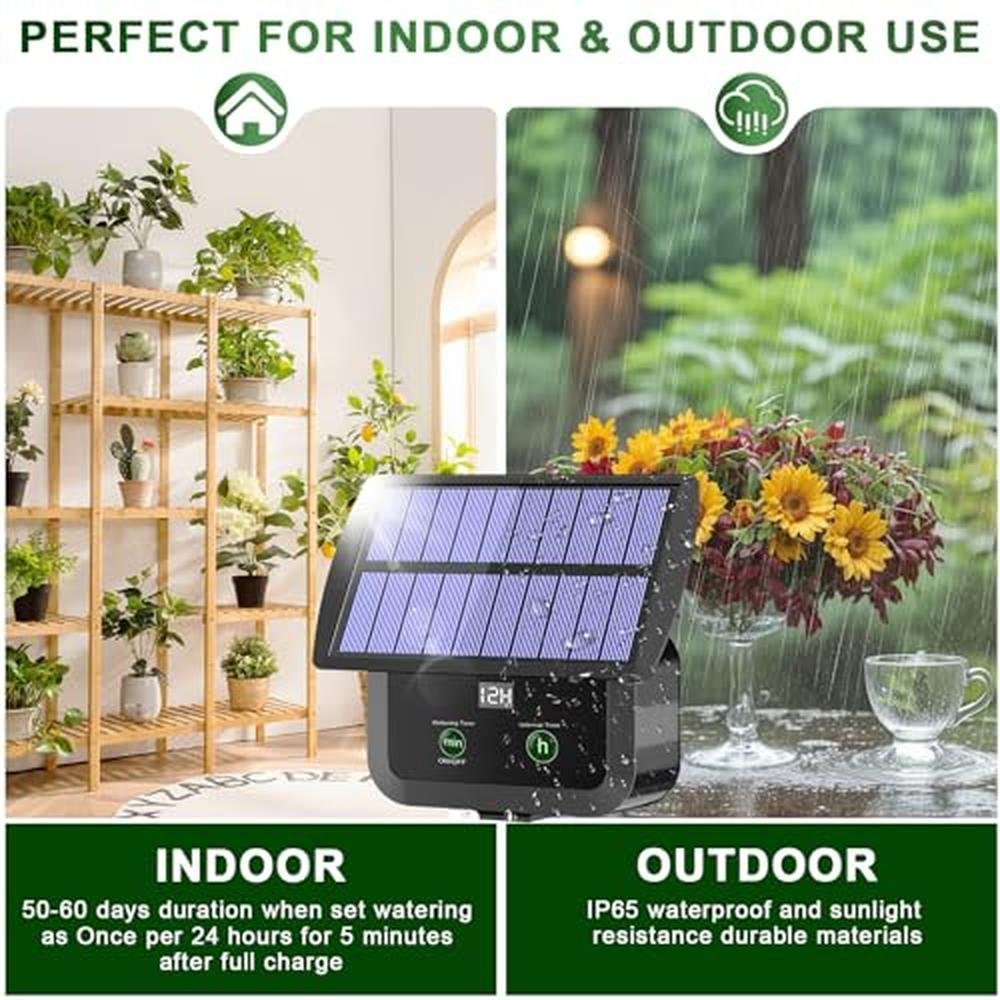 Solar Drip Irrigation System Kit – In Use