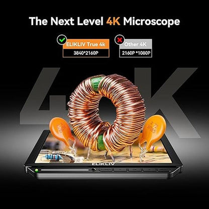 Microscope Elikliv: Elikliv 4K Digital Autofocus EM4K-AF – Side View