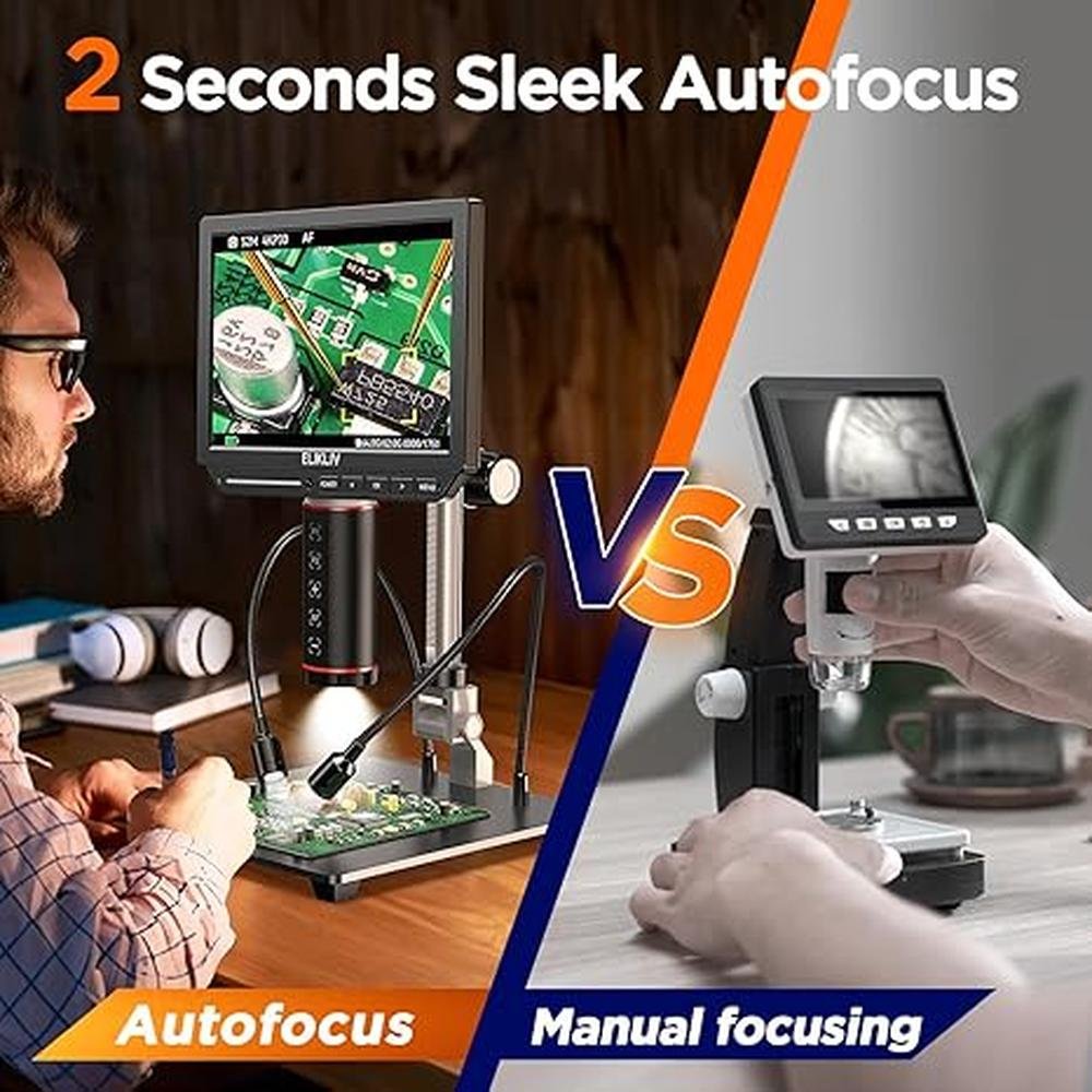 Microscope Elikliv: Elikliv 4K Digital Autofocus EM4K-AF – In Use