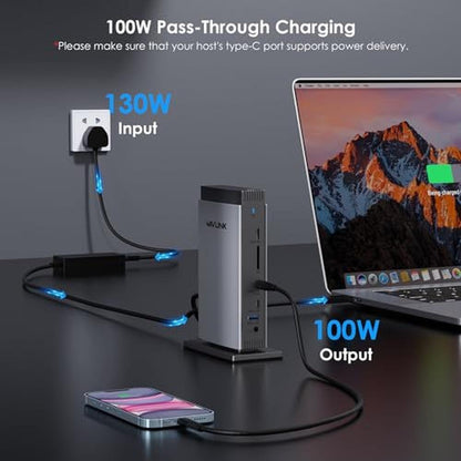 WAVLINK Docking Station: WAVLINK USB C 15-in-1 Laptop Dock – Packaging