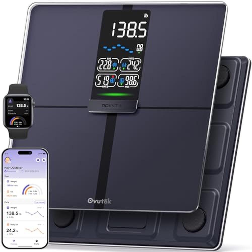Body Scale: Ovutek Professional Smart Scale Highly Accurate – Front View
