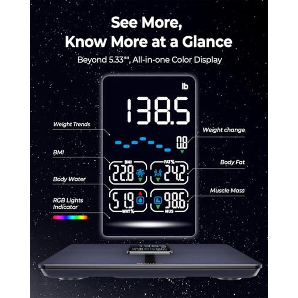 Body Scale: Ovutek Professional Smart Scale Highly Accurate – Side View