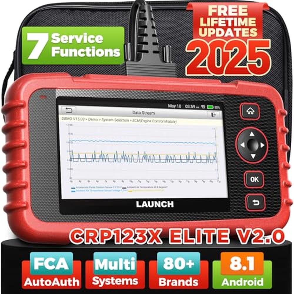 OBD2 Scanner CRP123X Elite V2.0 – Front View