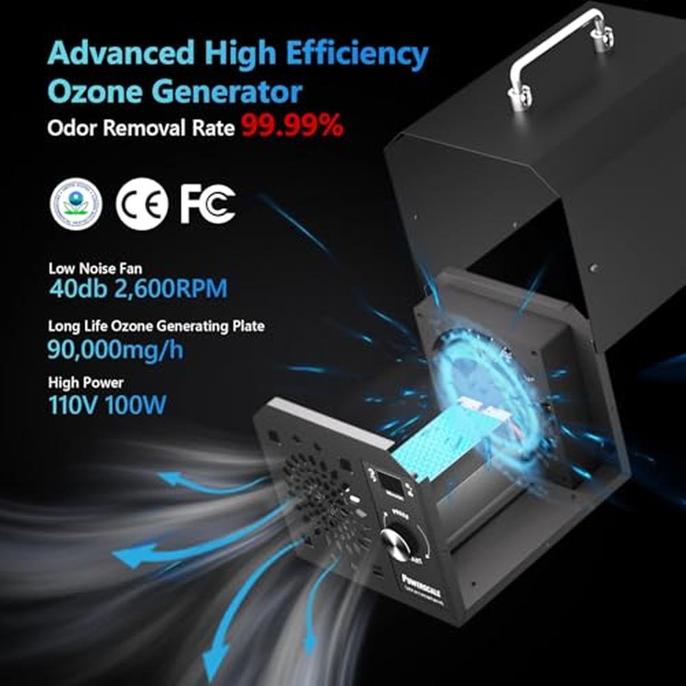Ozone Odor Eliminator: PowerScale Ozone Generator 90 – Close-up Detail