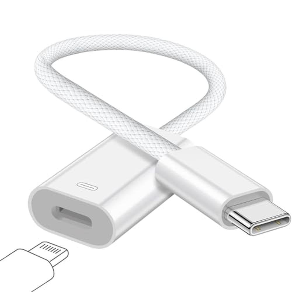 Lightning Audio: USB C to Lightning Audio and Charge – Front View