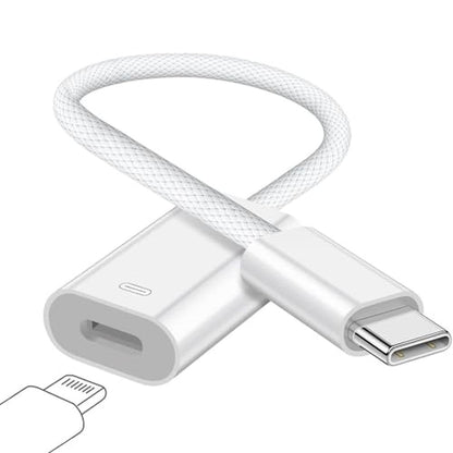 Lightning Audio: USB C to Lightning Audio and Charge – Front View