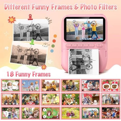 Best Kids Camera with Instant Print: 32MP 3.0" HD Digital – Packaging